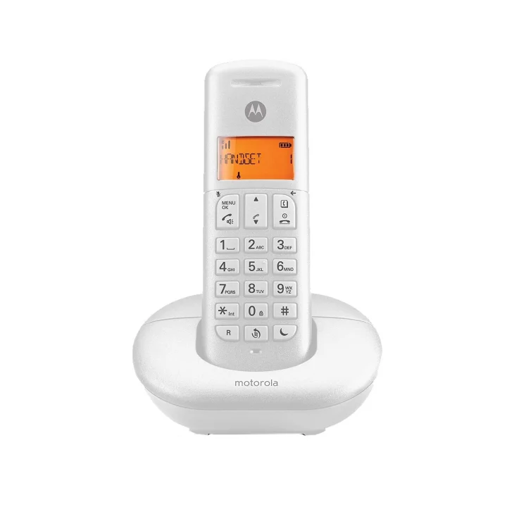 Motorola U10003 MOTOROLA E-201 Dect Telefon Dect Telefon Beyaz