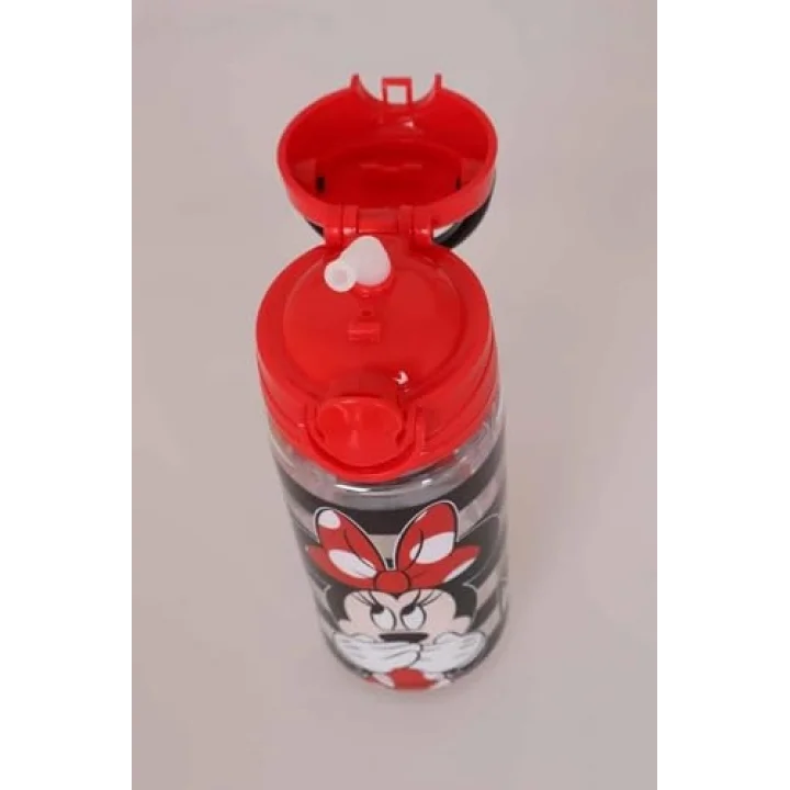 Mouse Lisanslı Beslenme Kabı ve Tritan Matara 500 ml Beslenme Seti, Kırmızı