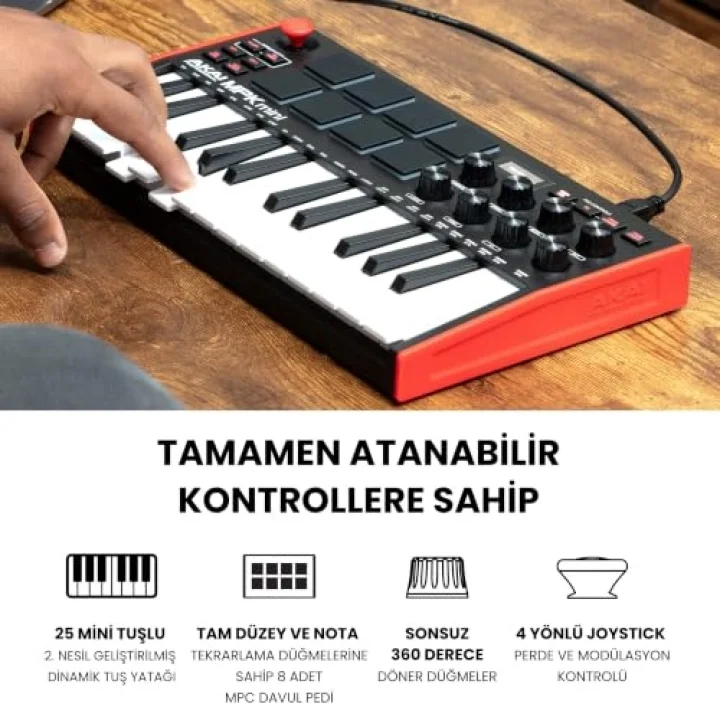 MPK Mini MK3 25 Tuş USB MIDI Klavye Kontrolör