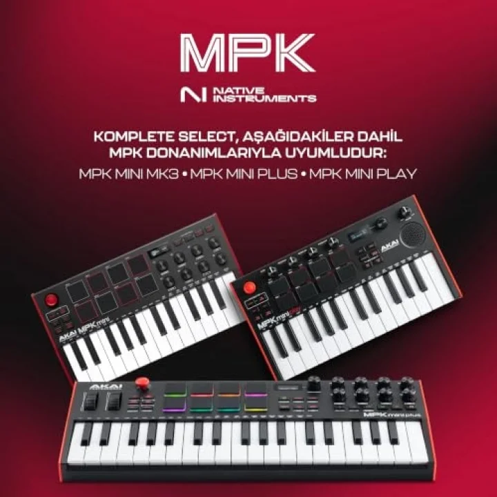 MPK Mini Play MK3 25 Tuş USB MIDI Klavye Kontrolör