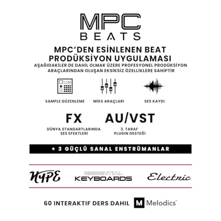 MPK Mini Play MK3 25 Tuş USB MIDI Klavye Kontrolör