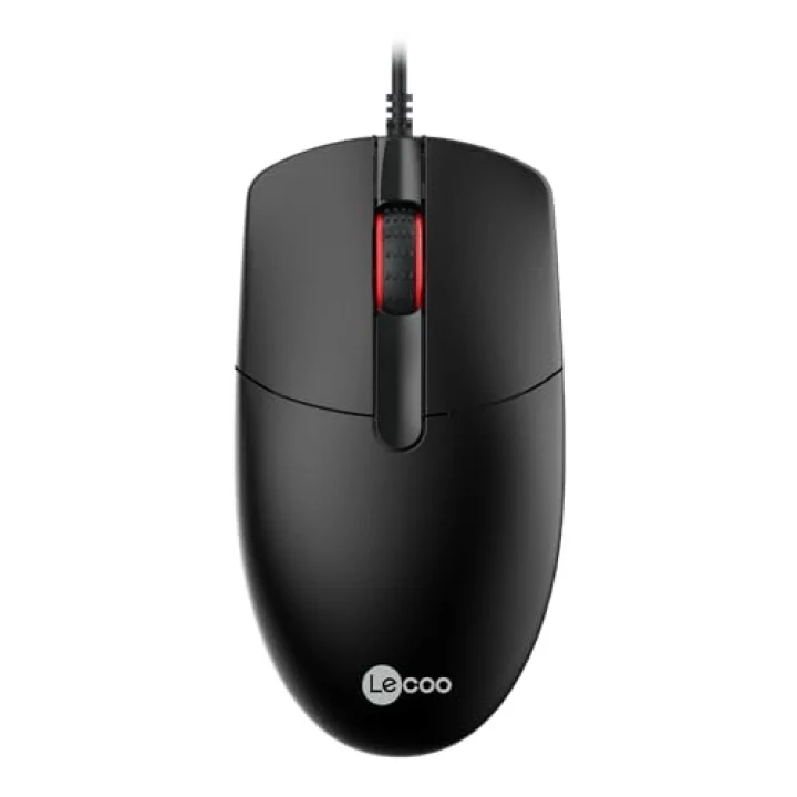 MS103 USB Kablolu 1000DPI 3 Tuşlu PC, Mac, Dizüstü Bilgisayar ile Uyumlu Optik Mouse Siyah