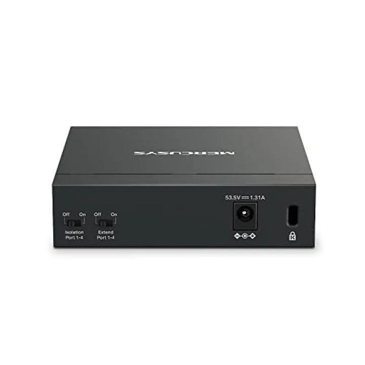 MS105GP, 5-Port Gigabit Desktop Switch with 4-Port PoE+