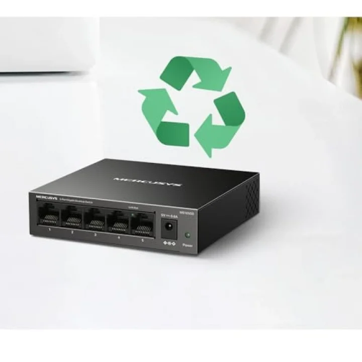 MS105GS, 5-Port Gigabit Desktop Switch
