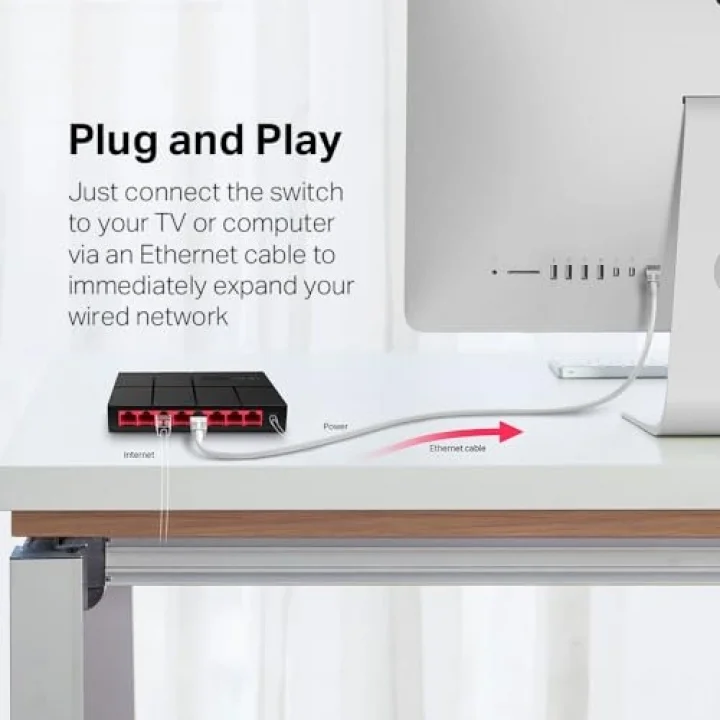 MS108G, 8-Port 10/100/1,000 Mbps Masaüstü Switch
