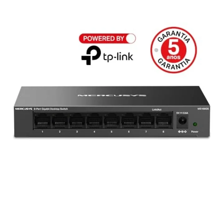 MS108GS, 8-Port Gigabit Desktop Switch