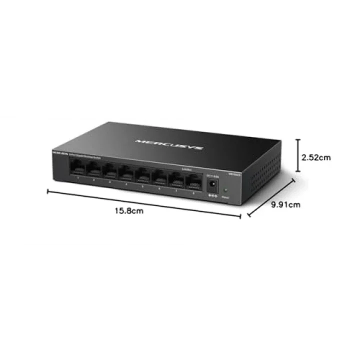 MS108GS, 8-Port Gigabit Desktop Switch