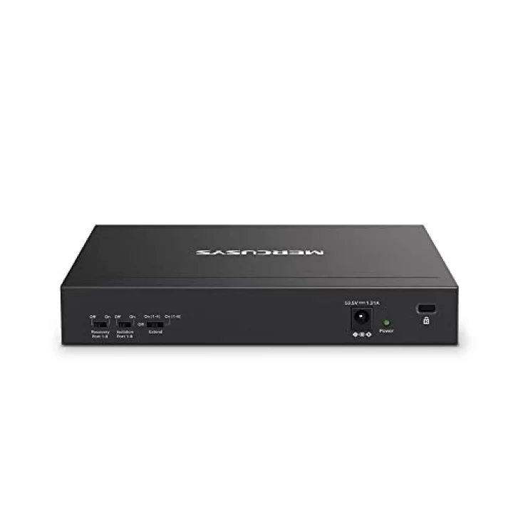 MS110P, 10-Port 10/100Mbps Desktop Switch with 8-Port PoE+
