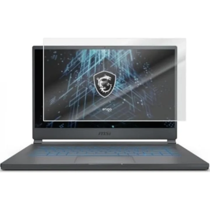 Msi GF63 Thin 11UC 15.6 İnç İle Uyumlu Mat Ekran Koruyucu Notebook, Yansıma Ve Parlama Önleyici Parmak İzi Bırakmayan Laptop Koruma, 9H Temperli Kırılmaz Esnek Nano Cam 16:9