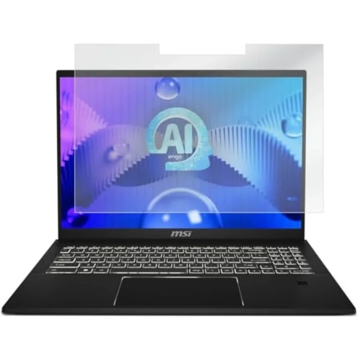 Msi Summit E16 Ai Studio 16 İnç İle Uyumlu Mat Ekran Koruyucu Notebook, Yansıma Ve Parlama Önleyici Parmak İzi Bırakmayan Laptop Koruma, 9H Temperli Kırılmaz Esnek Nano Cam 16:10