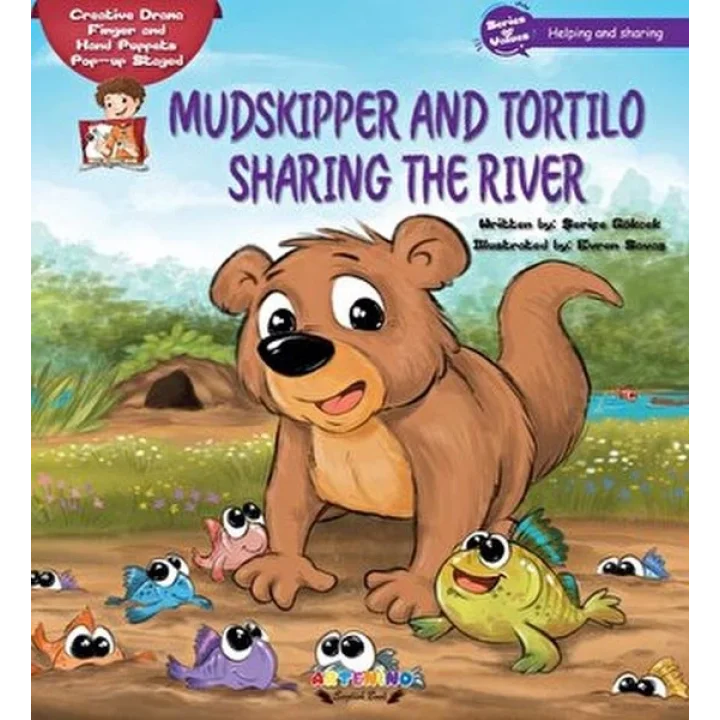 Mudskipper And Tortilo Sharing The River Creative Drama Finger and Hand Puppets Pop-up Staged