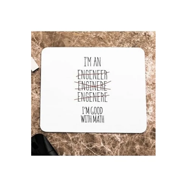 Mühendis Sevgiliye Hediye Engineer Mousepad - Mouse Pad - Fare Altlığı
