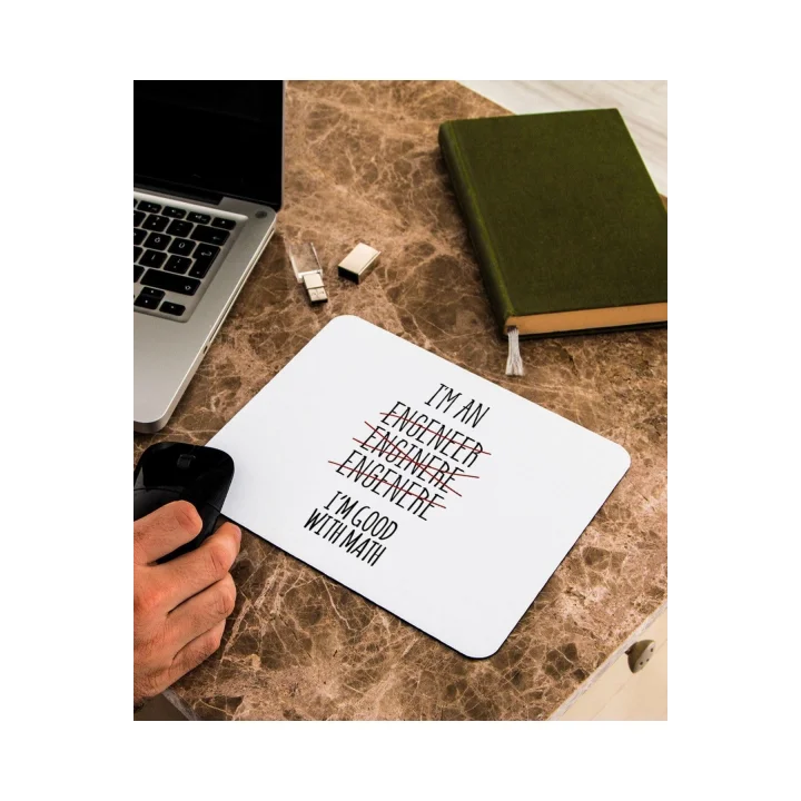 Mühendis Sevgiliye Hediye Engineer Mousepad - Mouse Pad - Fare Altlığı