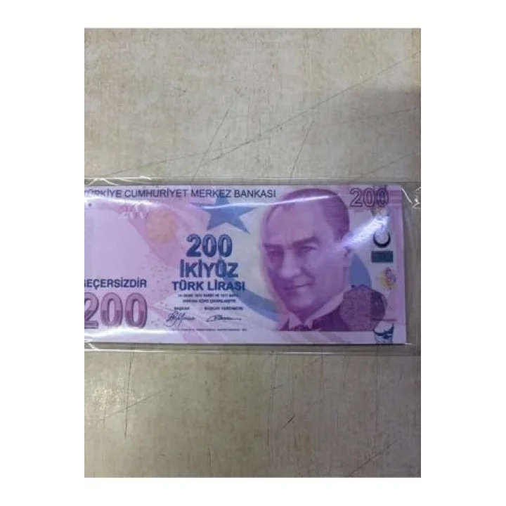Muka Oyuncak Kağıt Para 50 Adet -200TL- Bordo