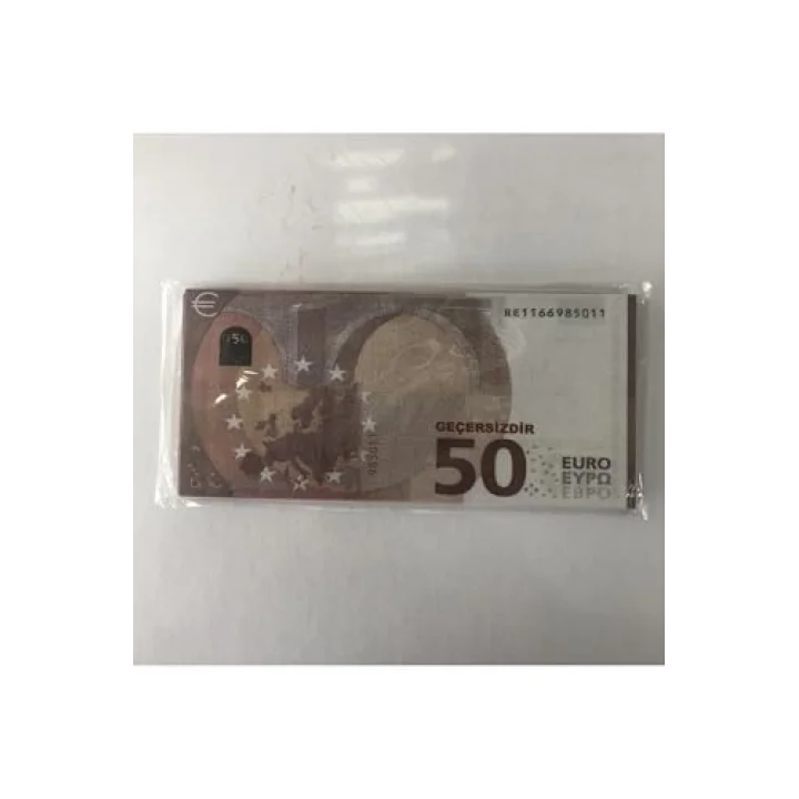 Muka Oyuncak SAHTE Kağıt Para 48 Adet 50 EURO