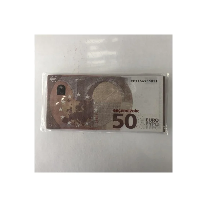 Muka Oyuncak SAHTE Kağıt Para 48 Adet 50 EURO