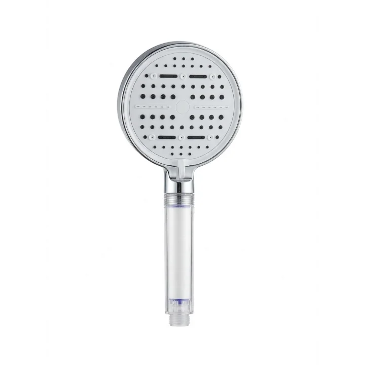 Multi 6 Fonksiyonlu Spa Etkili Filtreli Duş Başlığı Yüksek Basınçlı Su Tasarruflu Klor ve Kireç Önleyici El Duşu, Handshower (Art Deco)