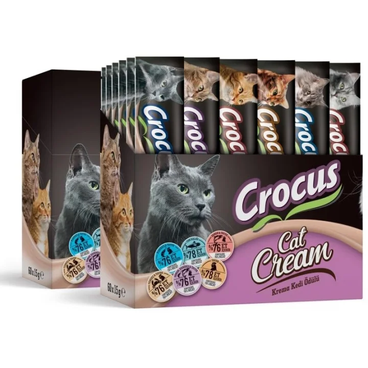 Multıpack 6 Çeşit Krema Kedi Ödülü 900gr 60x15gr)