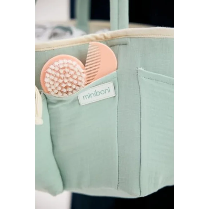 Müslin Anne Organizer Çanta Mint Yeşili