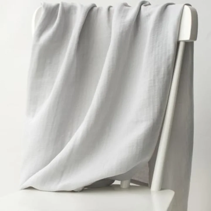 Müslin Bebek Örtüsü - Cotton Grey 120x120 cm