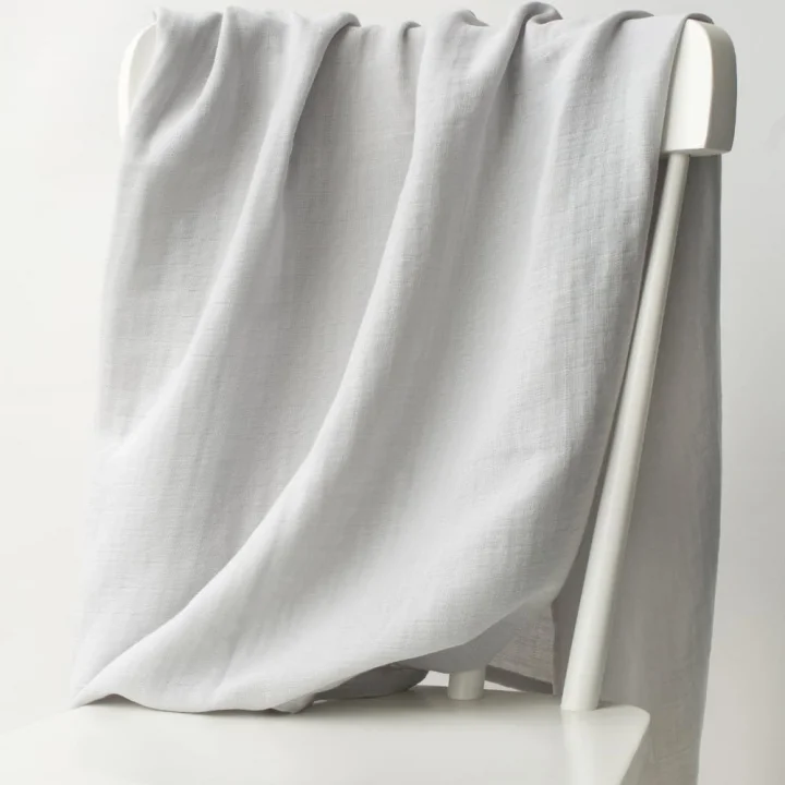Müslin Bebek Örtüsü - Cotton Grey 120x120 cm