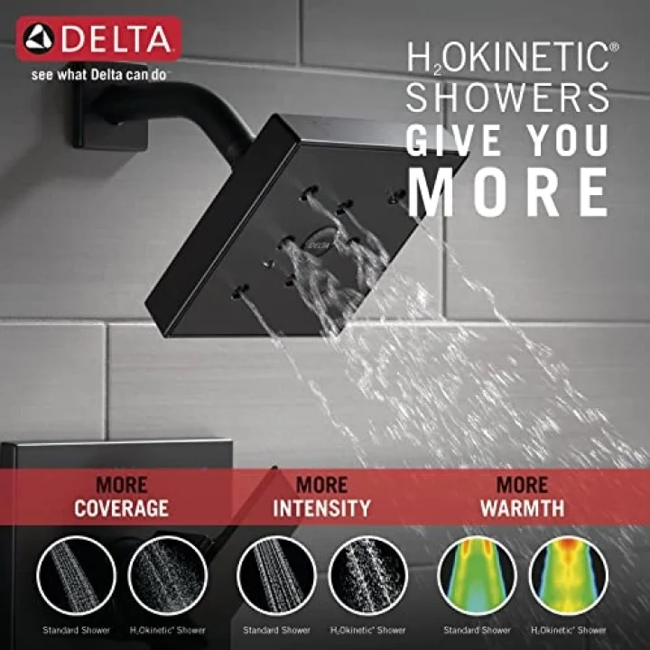 musluk 14 serisi duş Trimless duş başlığı, T14267-BL