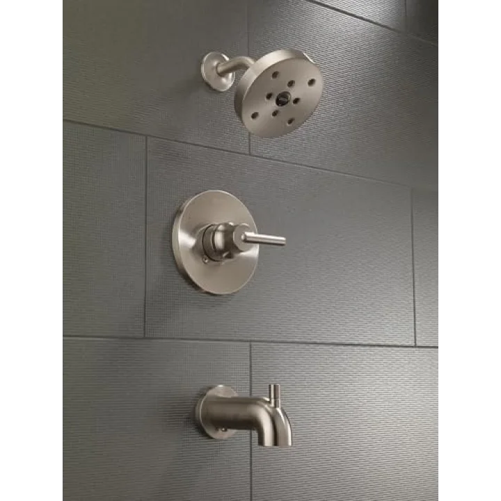 musluk T14459-SS Triassic, 14 Series MC Tub/duş Trim, paslanmaz çelik by musluk