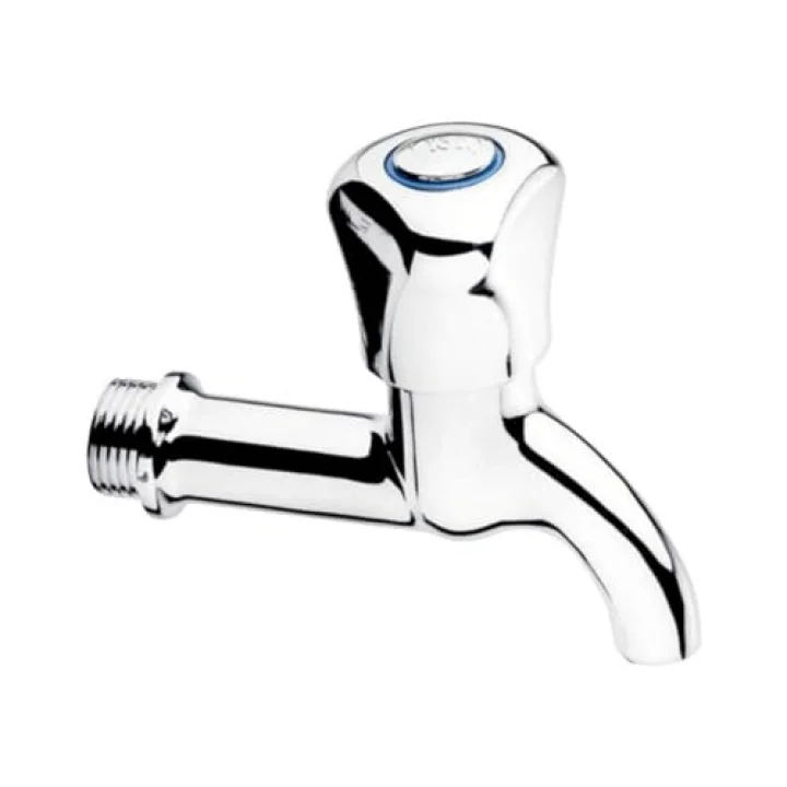 Musluk Tuvalet Bahçe Balkon Lavabo Musluğu 13 cm Gümüş