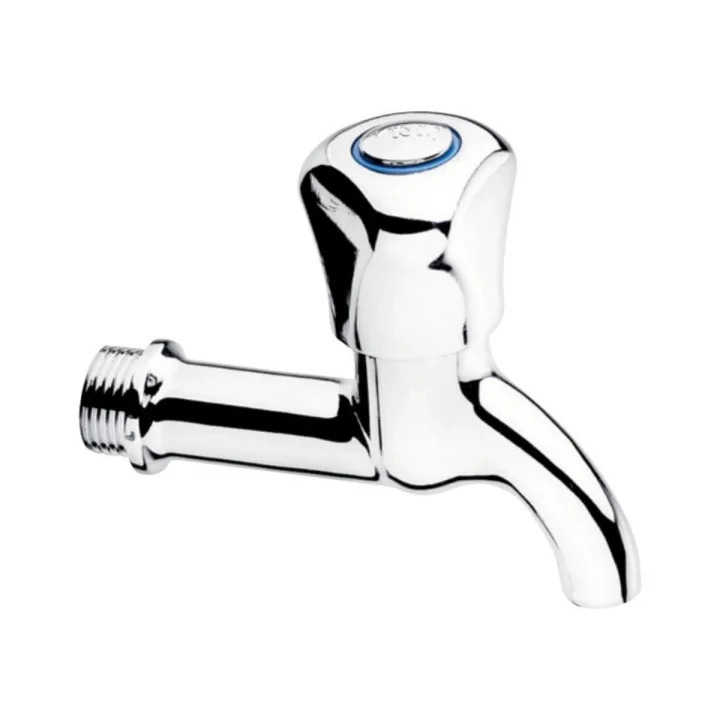 Musluk Tuvalet Bahçe Balkon Lavabo Musluğu 13 cm Gümüş