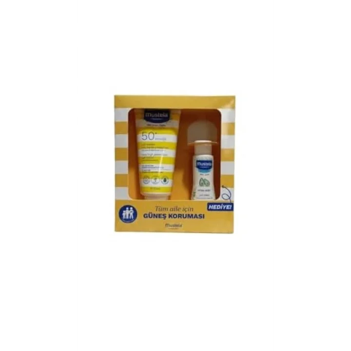 mustela Güneş Losyonu SPF50 200 ml + mustela Hydra Bebe 100 ml