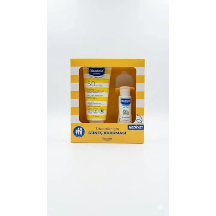 mustela Güneş Losyonu SPF50 200 ml + mustela Hydra Bebe 100 ml