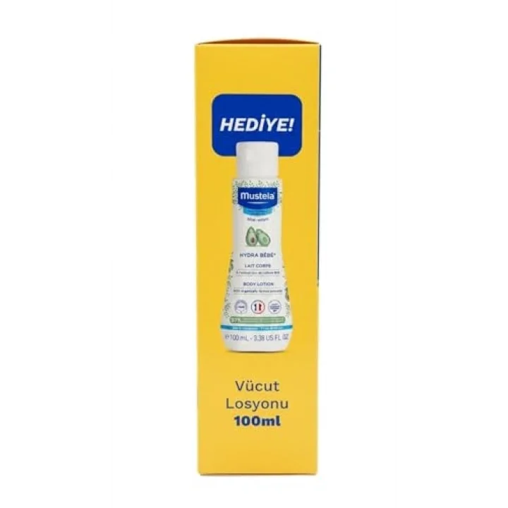 mustela Güneş Losyonu SPF50 200 ml + mustela Hydra Bebe 100 ml