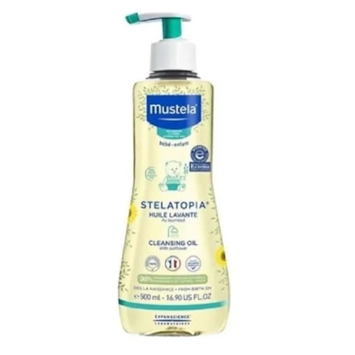 mustela Stelatopia Cleansing Oil 500 Ml - Temizleme Yağı