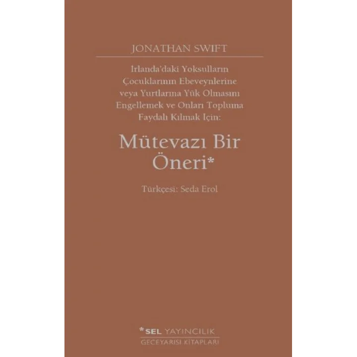 Mütevazı Bir Öneri