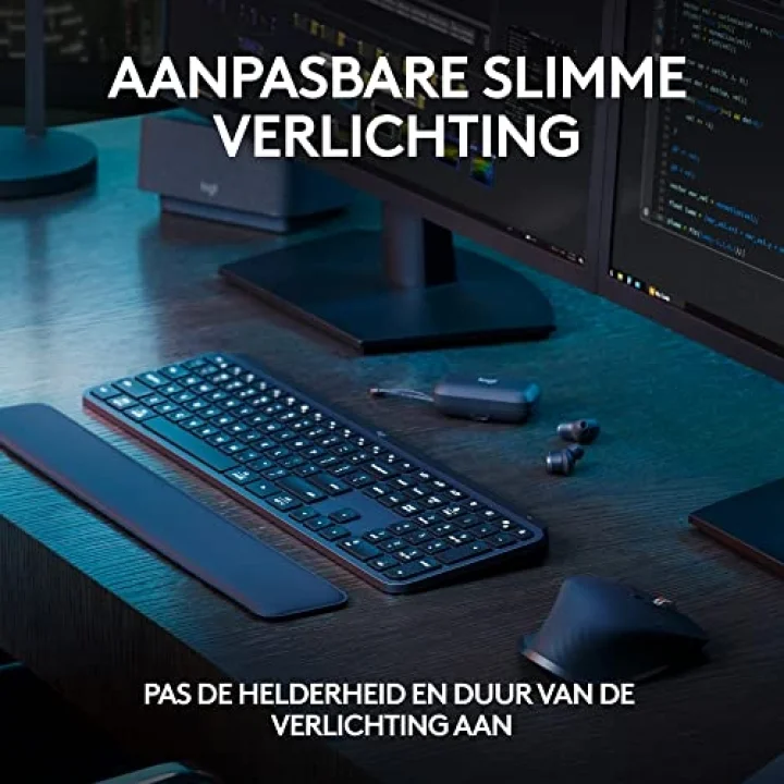 MX Keys S - Grafit, İngilizce QWERTY Düzeni