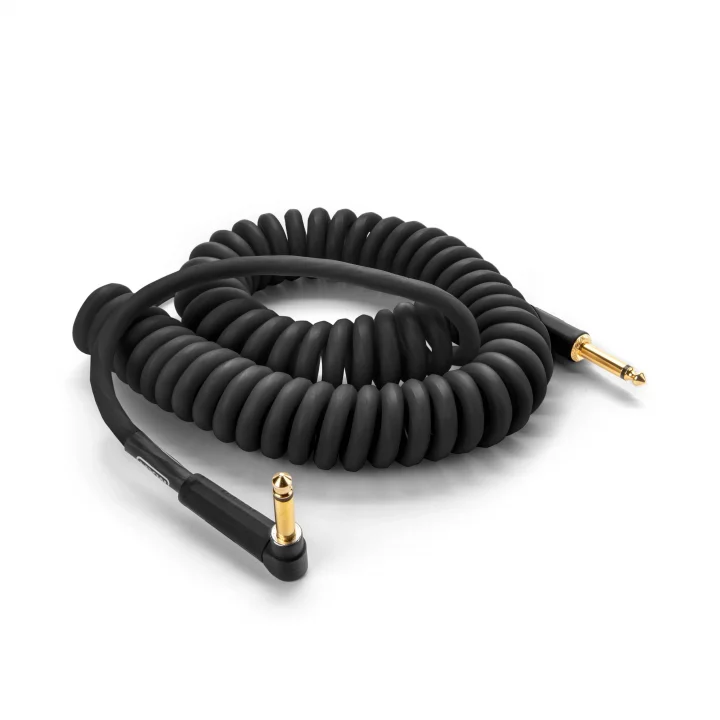 MXR DCICB15R Blk Ra Right/straight Coil Kablo (4.5 m)