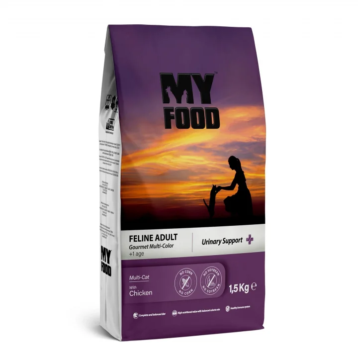 Myfood Urinary Support Gurme Yetişkin Kedi Maması 1,5 Kg