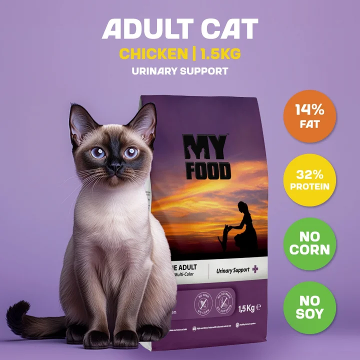 Myfood Urinary Support Gurme Yetişkin Kedi Maması 1,5 Kg