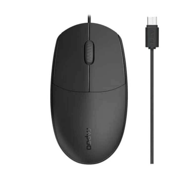 N100C WIRED OPTICAL MOUSE BLACK
