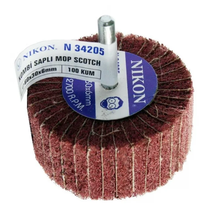 N34205 Saplı Kombi Mop Non Woven Zımpara