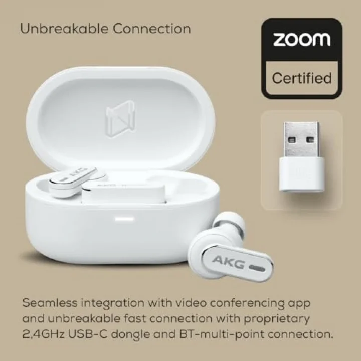 N5 Hybrid ANC True Wireless Kulaklık,Beyaz