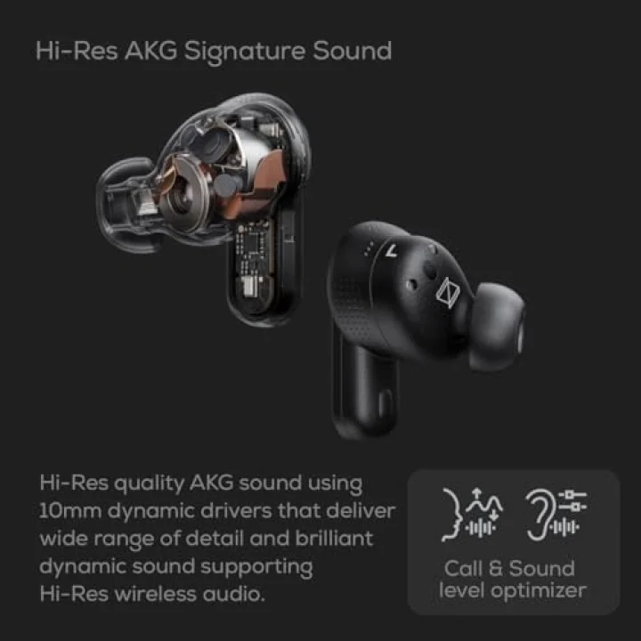 N5 Hybrid ANC True Wireless Kulaklık,Beyaz