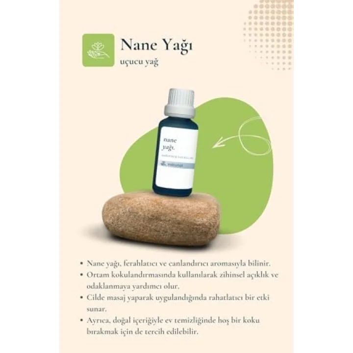 Nane Yağı 30 ml - Cilt Bakım ve Ferahlatıcı Aromaterapi Yağı
