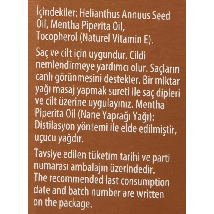 Nane Yaprağı Yağı (20 ml)