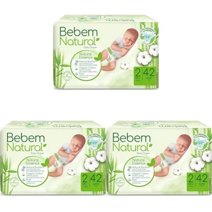 Natural 2 Beden Mini Bebek Bezi (1 x 42 Adet)