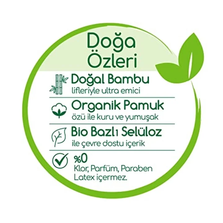 Natural Bebek Bezi 3 Beden Midi 34 Adet