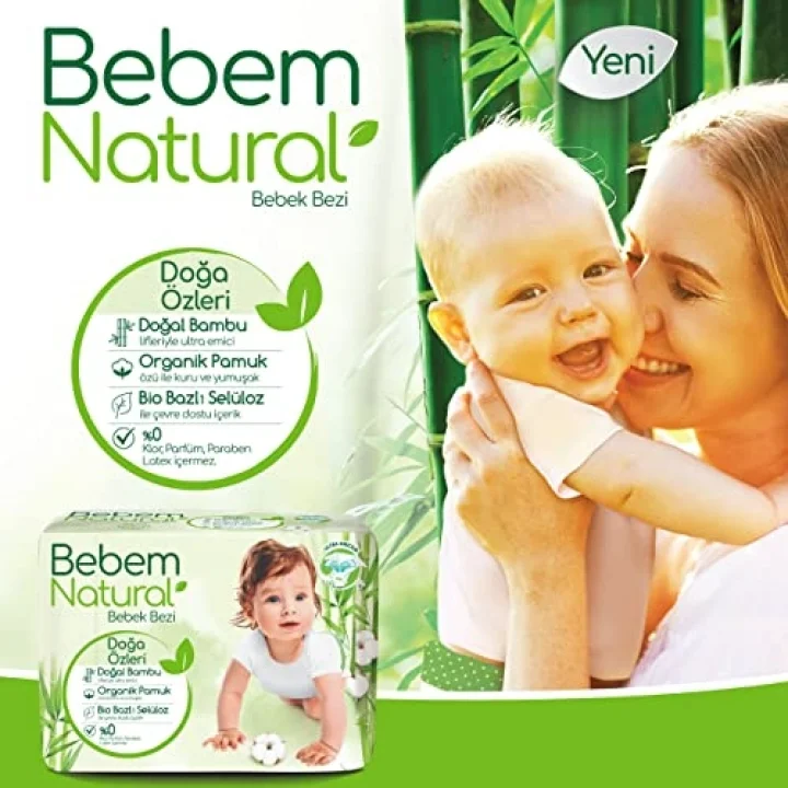 Natural Bebek Bezi 4 Beden Maxi 30 Adet