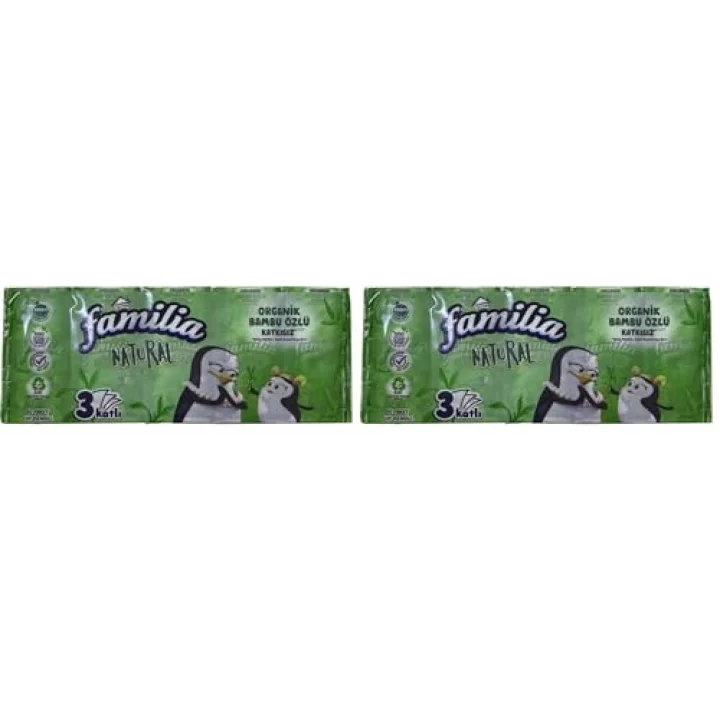 Natural Cep Mendil 10 * 10 2li paket
