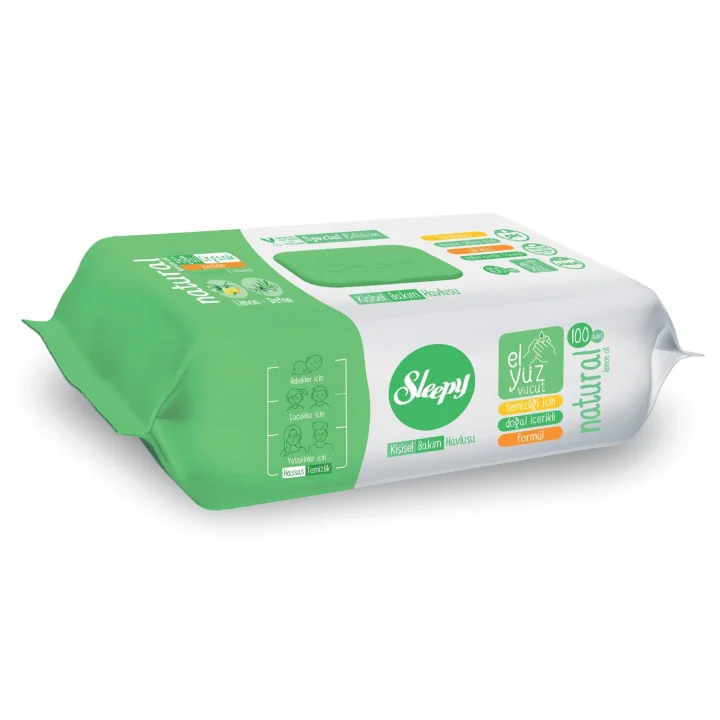 Natural Kişisel Bakım Havlusu 100 Yaprak