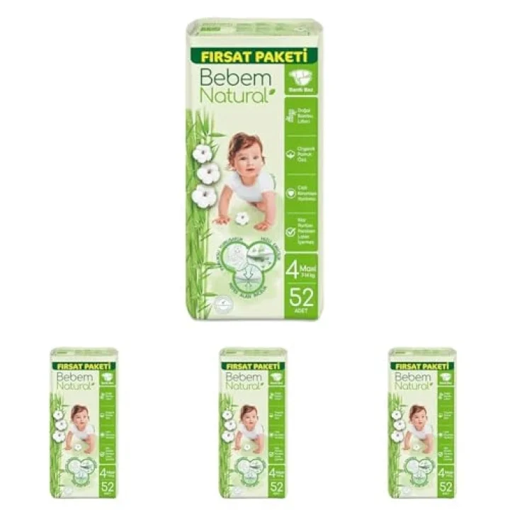Natural Maxi 52li Bebek Bezi